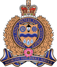 medicine hat police service crest